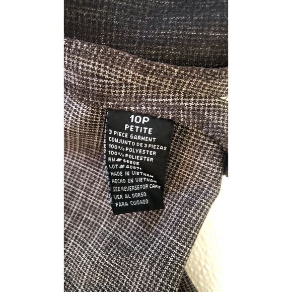 Perceptions Lightweight Long Sleeved grey blazer / Jacket size 10 Petite - Picture 12 of 16